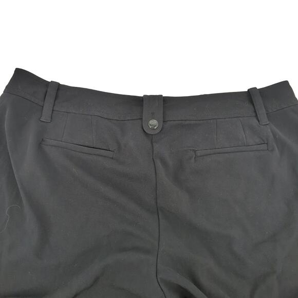 EUC JMS Dress Pants Ebony/Black Polyester Blend Womens 26WP Stretchy Flat - Picture 5 of 10